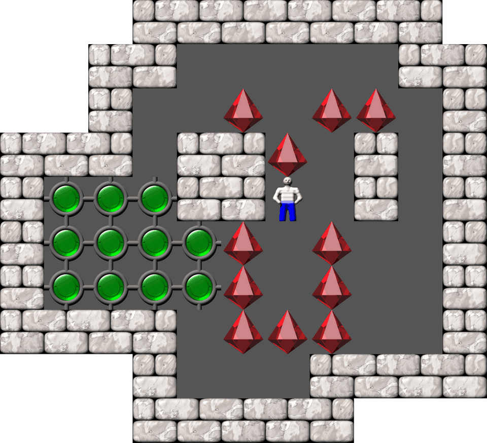 Sokoban Cosmac 2 level 15